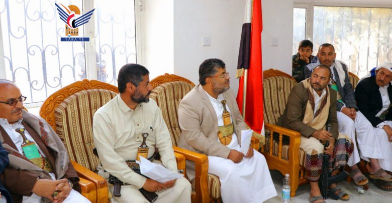 لقاء موسع برئاسة الحوثي لمناقشة القضايا المجتمعية في مديريات وصاب