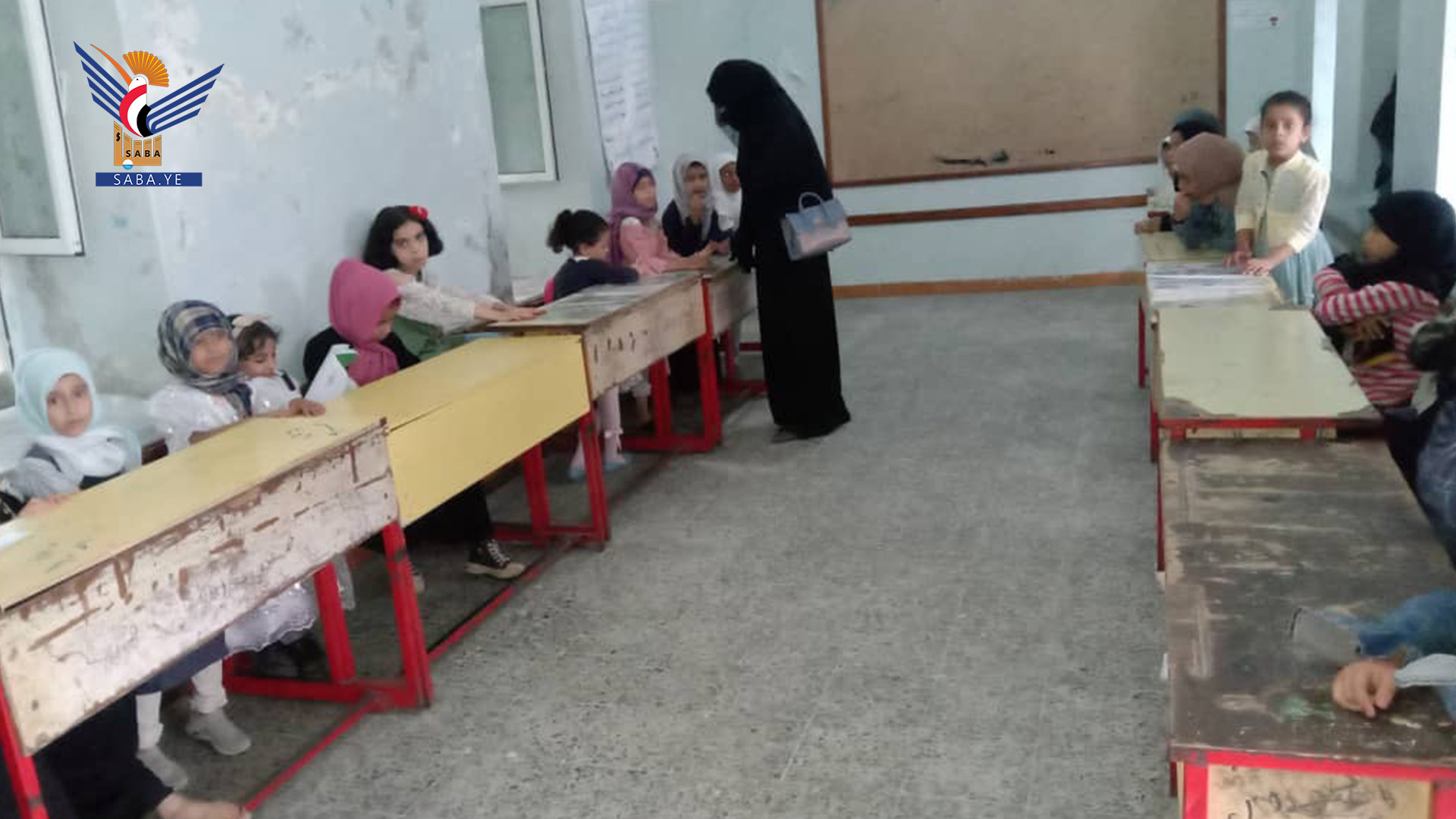 تفقد انشطة المراكز الصيفية للبنات بمركز محافظة حجة